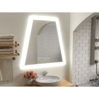 Зеркало в ванную комнату с подсветкой Гави 70х70 см