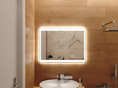 Зеркало для ванной с подсветкой Инворио 160х80 см