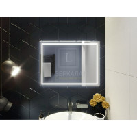 Зеркало для ванной с подсветкой Люмиро 80х60 см