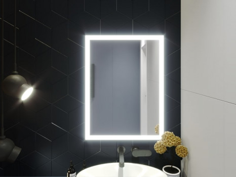 Зеркало для ванной с подсветкой Палаццо 80х100 см